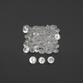 Achetez naturel ct blanc saphir gems, coupe roude, en provenance sri lanka chez gemselect. en stock, livraison internationale!