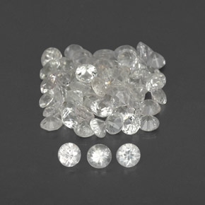 Achetez naturel ct blanc saphir gems, coupe roude, en provenance sri lanka (ceylan) chez gemselect. en stock, livraison internationale!