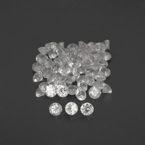 Achetez naturel ct blanc saphir gems, coupe roude, en provenance sri lanka (ceylan) chez gemselect. en stock, livraison internationale!