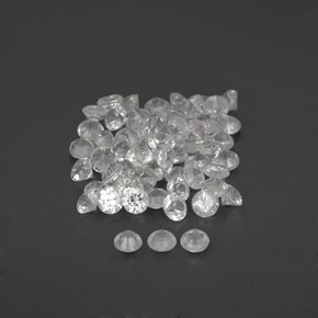Achetez naturel ct blanc saphir gems, coupe roude, en provenance sri lanka (ceylan) chez gemselect. en stock, livraison internationale!