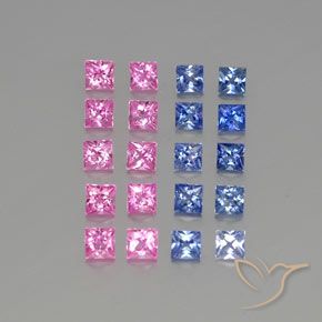 Shop natural 3.79ct Multicolore Saphir gems, Carré, from Madagascar at GemSelect. In stock, global shipping!