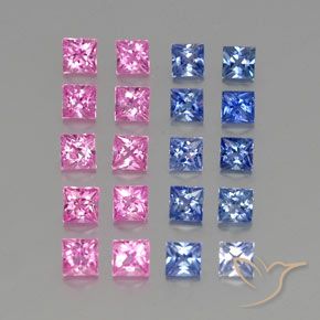 Shop natural 3.79ct Multicolore Saphir gems, Carré, from Madagascar at GemSelect. In stock, global shipping!