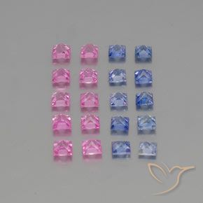Shop natural 3.79ct Multicolore Saphir gems, Carré, from Madagascar at GemSelect. In stock, global shipping!
