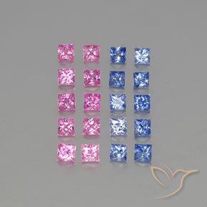 Shop natural 2.84ct Multicolore Saphir gems, Carré, from Madagascar at GemSelect. In stock, global shipping!