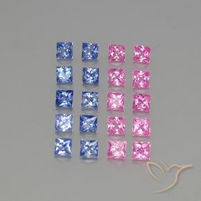 Shop natural 3.35ct Multicolore Saphir gems, Carré, from Madagascar at GemSelect. In stock, global shipping!
