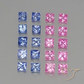 Shop natural 3.35ct Multicolore Saphir gems, Carré, from Madagascar at GemSelect. In stock, global shipping!