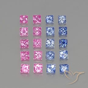 Shop natural 2.50ct Multicolore Saphir gems, Carré, from Madagascar at GemSelect. In stock, global shipping!