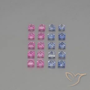 Shop natural 2.50ct Multicolore Saphir gems, Carré, from Madagascar at GemSelect. In stock, global shipping!