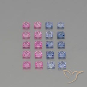 Shop natural 3.33ct Multicolore Saphir gems, Carré, from Madagascar at GemSelect. In stock, global shipping!