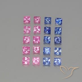 Shop natural 3.40ct Multicolore Saphir gems, Carré, from Madagascar at GemSelect. In stock, global shipping!