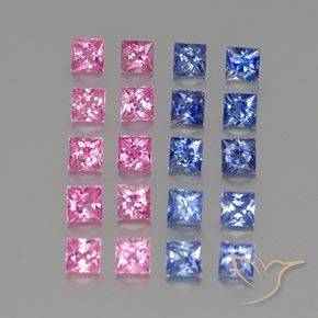 Shop natural 3.40ct Multicolore Saphir gems, Carré, from Madagascar at GemSelect. In stock, global shipping!