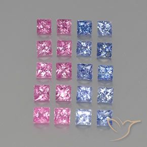 Shop natural 3.12ct Multicolore Saphir gems, Carré, from Madagascar at GemSelect. In stock, global shipping!