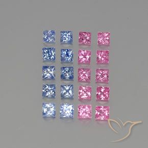 Shop natural 3.48ct Multicolore Saphir gems, Carré, from Madagascar at GemSelect. In stock, global shipping!