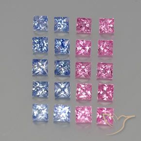 Shop natural 3.48ct Multicolore Saphir gems, Carré, from Madagascar at GemSelect. In stock, global shipping!