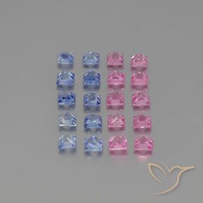 Shop natural 3.48ct Multicolore Saphir gems, Carré, from Madagascar at GemSelect. In stock, global shipping!