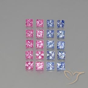Shop natural 3.50ct Multicolore Saphir gems, Carré, from Madagascar at GemSelect. In stock, global shipping!