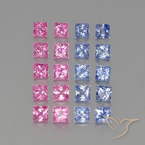 Shop natural 3.50ct Multicolore Saphir gems, Carré, from Madagascar at GemSelect. In stock, global shipping!