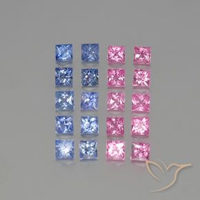 Shop natural 3.71ct Multicolore Saphir gems, Carré, from Madagascar at GemSelect. In stock, global shipping!