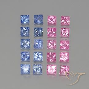 Shop natural 3.71ct Multicolore Saphir gems, Carré, from Madagascar at GemSelect. In stock, global shipping!