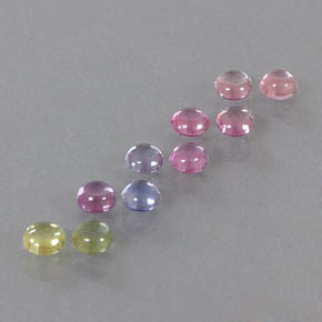 Achetez naturel 2,69ct multicolore saphir gems, coupe roude, en provenance madagascar chez gemselect. en stock, livraison internationale!