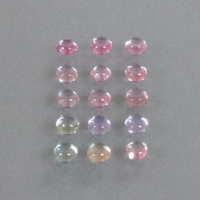 Achetez naturel ct multicolore saphir gems, coupe roude, en provenance madagascar chez gemselect. en stock, livraison internationale!