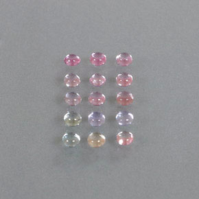 Achetez naturel ct multicolore saphir gems, coupe roude, en provenance madagascar chez gemselect. en stock, livraison internationale!