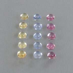Achetez naturel 2,68ct multicolore saphir gems, coupe roude, en provenance madagascar chez gemselect. en stock, livraison internationale!