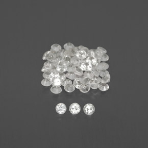 Achetez naturel ct blanc saphir gems, coupe roude, en provenance sri lanka (ceylan) chez gemselect. en stock, livraison internationale!