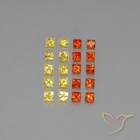 Achetez naturel 2,22ct multicolore saphir gems, carré, en provenance tanzanie chez gemselect. en stock, livraison internationale!