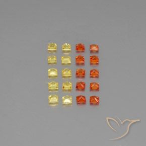 Achetez naturel 2,22ct multicolore saphir gems, carré, en provenance tanzanie chez gemselect. en stock, livraison internationale!