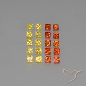 Achetez naturel 2,73ct multicolore saphir gems, carré, en provenance tanzanie chez gemselect. en stock, livraison internationale!