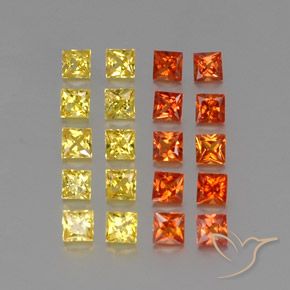 Achetez naturel 2,73ct multicolore saphir gems, carré, en provenance tanzanie chez gemselect. en stock, livraison internationale!