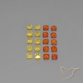 Achetez naturel 2,73ct multicolore saphir gems, carré, en provenance tanzanie chez gemselect. en stock, livraison internationale!