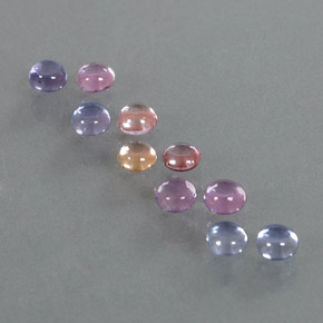 Achetez naturel 2,48ct multicolore saphir gems, coupe roude, en provenance madagascar chez gemselect. en stock, livraison internationale!