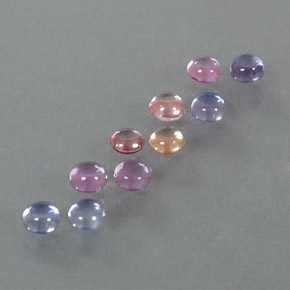 Achetez naturel 2,48ct multicolore saphir gems, coupe roude, en provenance madagascar chez gemselect. en stock, livraison internationale!