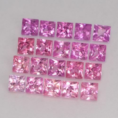 Achetez naturel 2,29ct multicolore saphir gems, carré, en provenance tanzanie chez gemselect. en stock, livraison internationale!