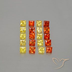 Achetez naturel 2,61ct multicolore saphir gems, carré, en provenance tanzanie chez gemselect. en stock, livraison internationale!