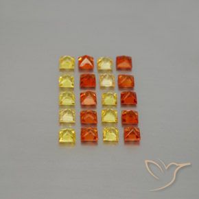 Achetez naturel 2,61ct multicolore saphir gems, carré, en provenance tanzanie chez gemselect. en stock, livraison internationale!