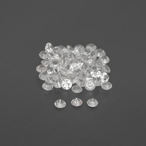 Achetez naturel ct blanc saphir gems, coupe roude, en provenance sri lanka chez gemselect. en stock, livraison internationale!
