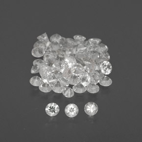 Achetez naturel ct blanc saphir gems, coupe roude, en provenance sri lanka chez gemselect. en stock, livraison internationale!
