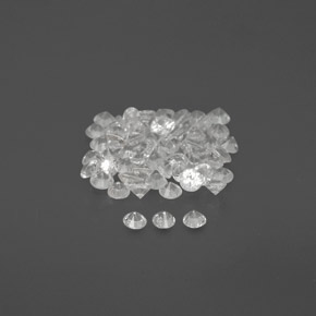 Achetez naturel ct blanc saphir gems, coupe roude, en provenance sri lanka (ceylan) chez gemselect. en stock, livraison internationale!