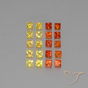 Achetez naturel 2,63ct multicolore saphir gems, carré, en provenance tanzanie chez gemselect. en stock, livraison internationale!