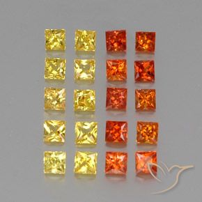 Achetez naturel 2,63ct multicolore saphir gems, carré, en provenance tanzanie chez gemselect. en stock, livraison internationale!