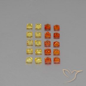 Achetez naturel 2,63ct multicolore saphir gems, carré, en provenance tanzanie chez gemselect. en stock, livraison internationale!