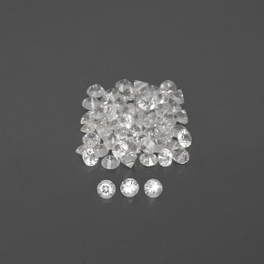 Achetez naturel ct blanc saphir gems, coupe roude, en provenance sri lanka (ceylan) chez gemselect. en stock, livraison internationale!