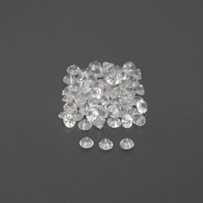 Achetez naturel ct blanc saphir gems, coupe roude, en provenance sri lanka (ceylan) chez gemselect. en stock, livraison internationale!