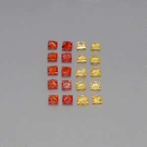 Achetez naturel ct multicolore saphir gems, carré, en provenance sri lanka (ceylan) chez gemselect. en stock, livraison internationale!