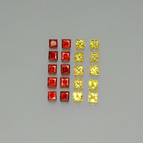 Achetez naturel 2,26ct multicolore saphir gems, carré, en provenance tanzanie chez gemselect. en stock, livraison internationale!