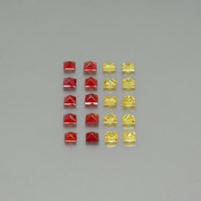 Achetez naturel 2,26ct multicolore saphir gems, carré, en provenance tanzanie chez gemselect. en stock, livraison internationale!