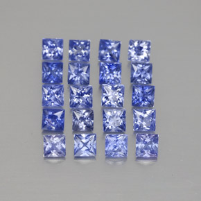Achetez naturel ct bleue saphir gems, carré, en provenance madagascar chez gemselect. en stock, livraison internationale!